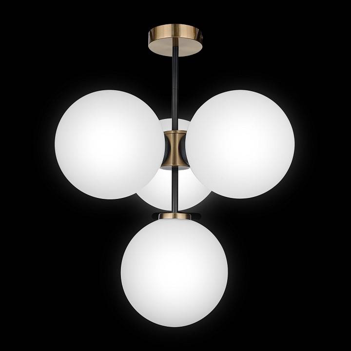 Люстра на штанге 33 идеи S32WH CHN800S.04.17ABL.ASB-S32WH