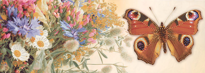 Декор Keros Mariposa Blood 25x70 см х9999028457