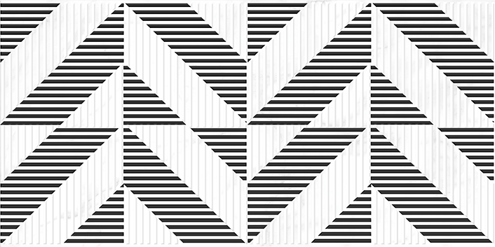 Вставка Cersanit Calacatta шеврон белая 29.8х59.8 см 15925