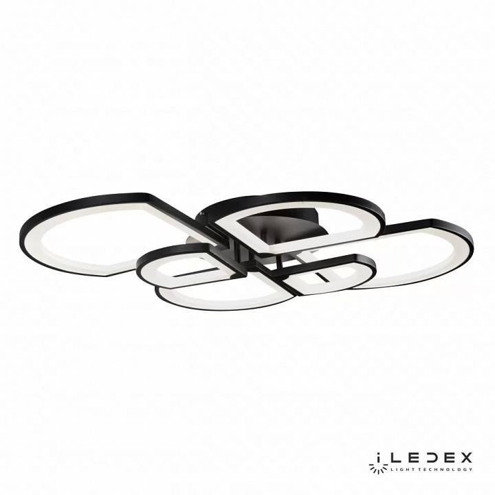 Потолочная люстра iLedex River черная 6882/6 BK