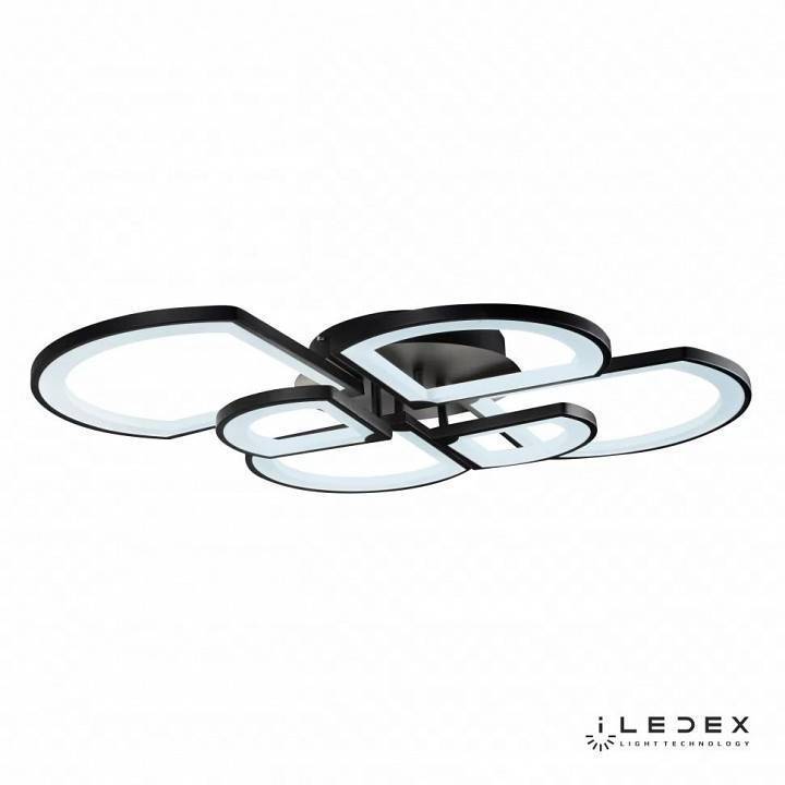 Потолочная люстра iLedex River черная 6882/6 BK