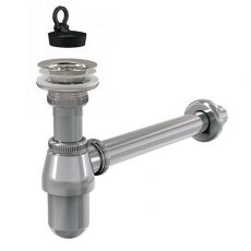 Сифон для раковины Alca Plast A437 хромированный A437