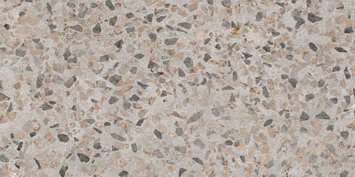 Керамогранит Vitra Terrazzo-X Темный лаппатированный 30x60 см K949776LPR01VTE0