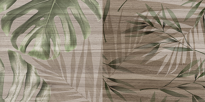 Плитка настенная Laparet Organic табачный узор 20х40 см 08-01-17-2454