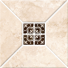 Плитка настенная Керамин Риальто 3С тип 2 бежевая 20х20 см х9999211236