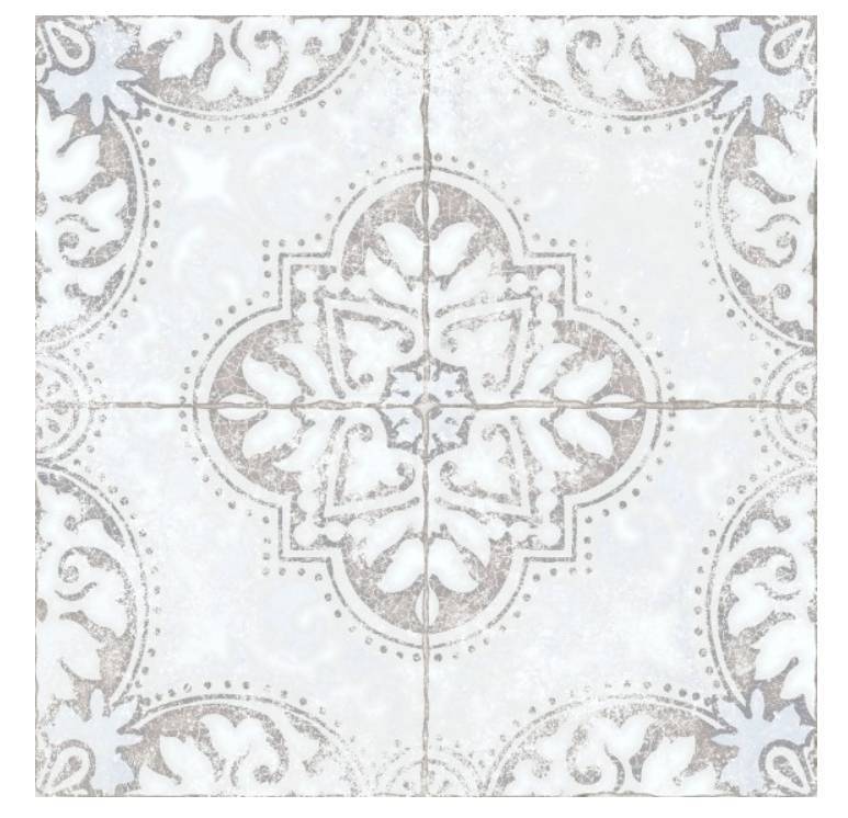 Керамогранит Alma Ceramica Majestic Roset White 410x410 мм GP6MAR00