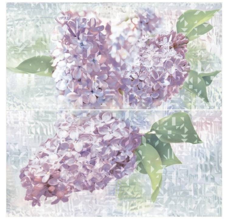 Панно из 2 плиток ALMA Ceramica Sirio 498х500х7.5 мм PWU09SIR3