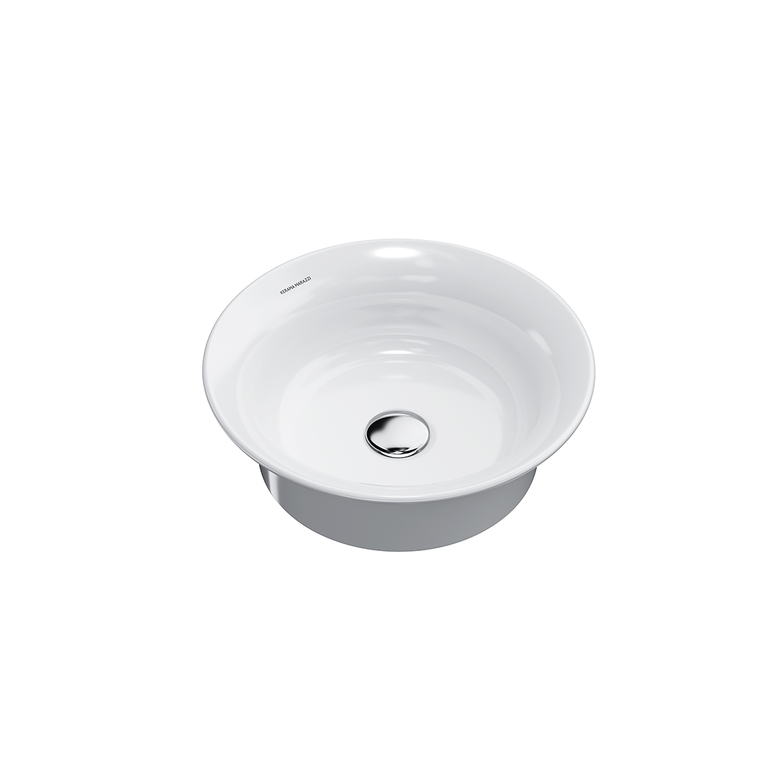 Раковина накладная Kerama Marazzi CANALETTO 40 см белая глянцевая CN.wb.40