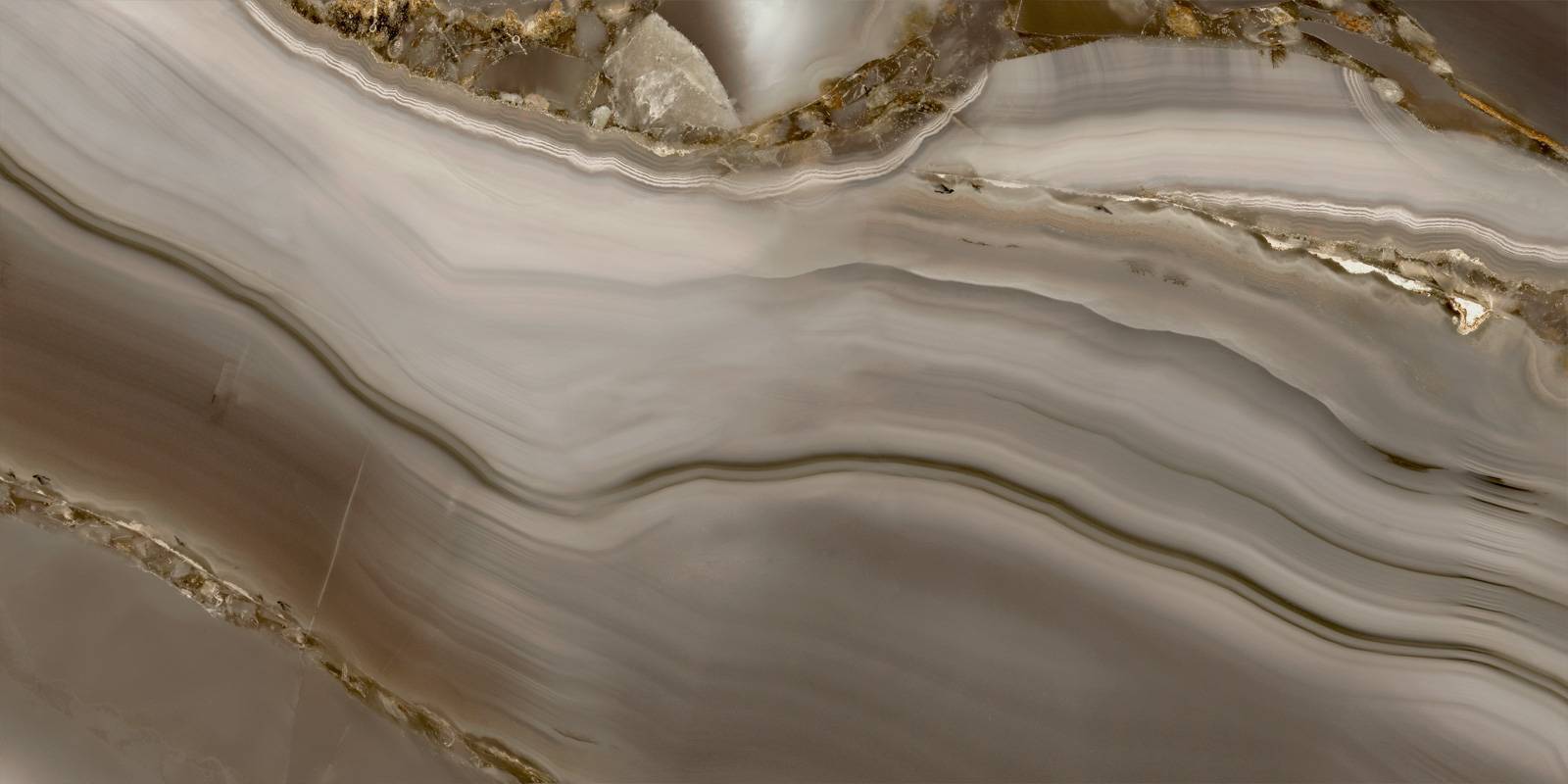 Керамогранит Alma Ceramica Wow Brown суперполированный 600x1200x8 мм 2 шт/уп 60120WOW21HG