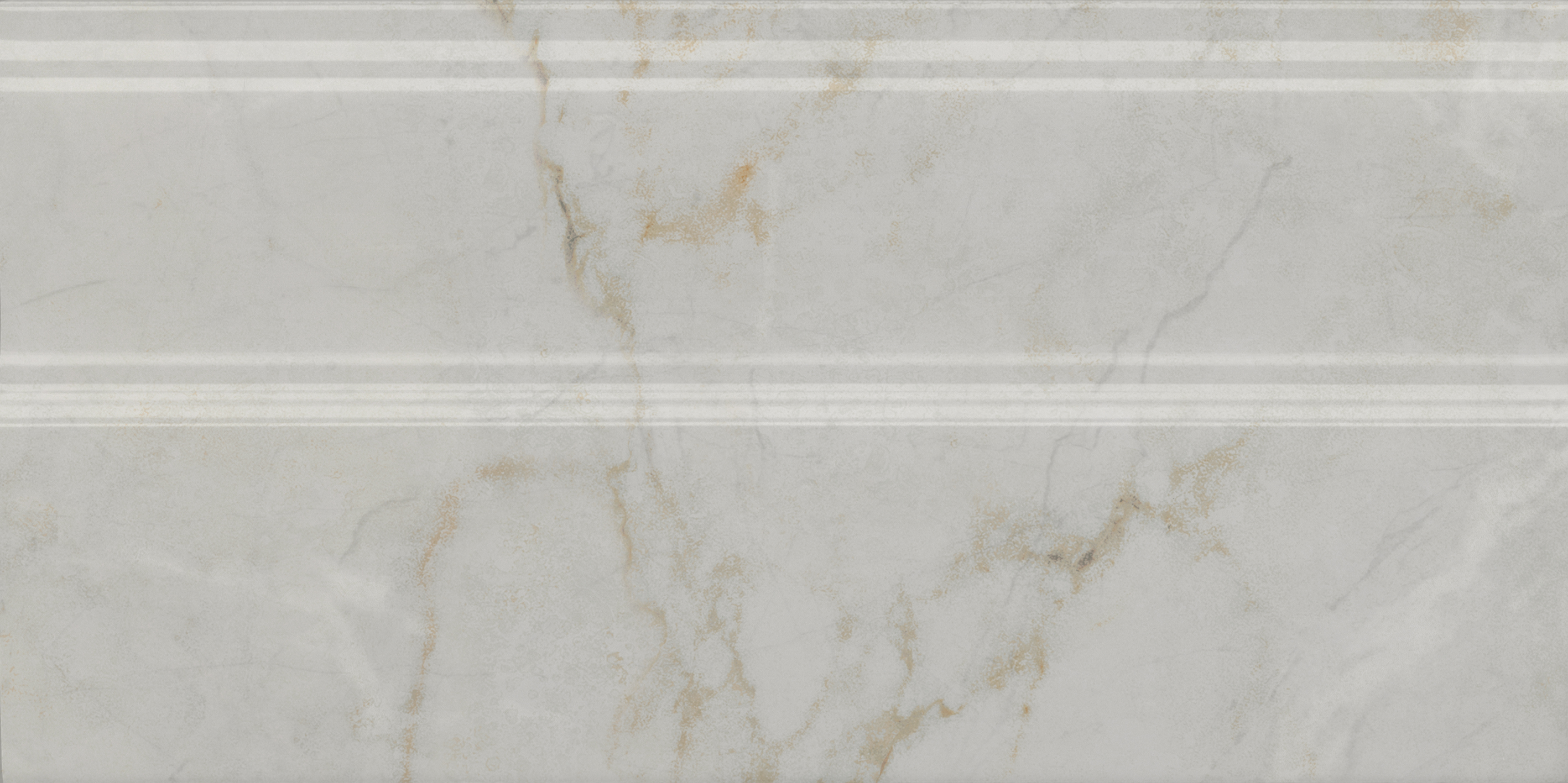 Плинтус Kerama Marazzi Серенада белый глянцевый обрезной 30x15 см FMA030R