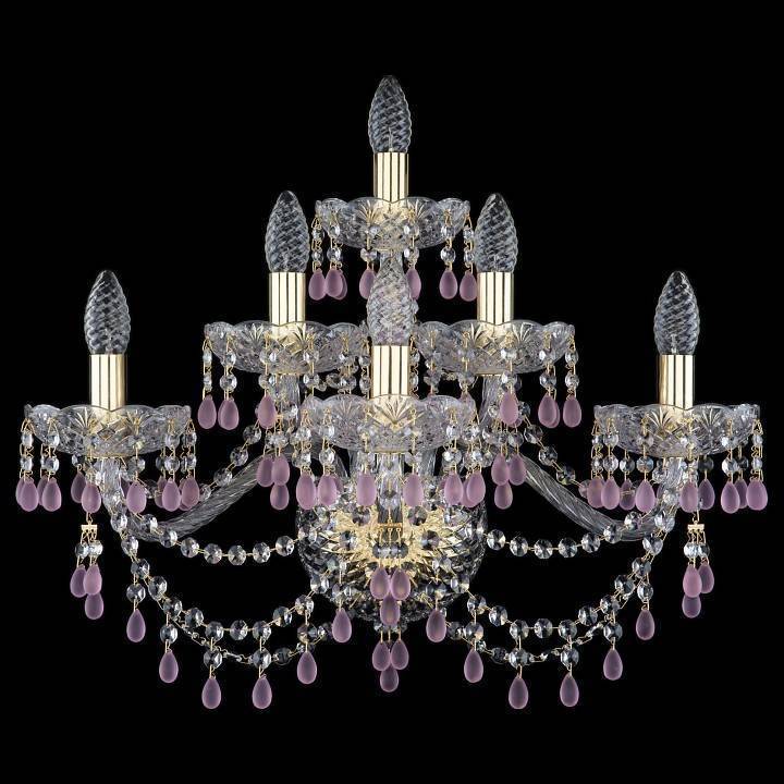 Бра Bohemia Art Classic 10.24.3+2+1.220.XL.Gd.V7010