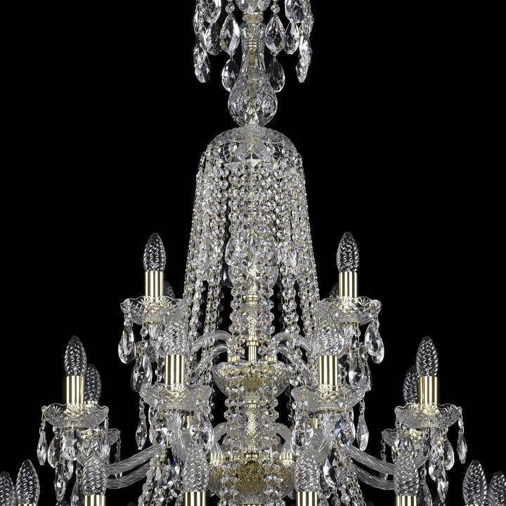 Подвесная люстра Bohemia Art Classic 11.21 11.21.16+8+4.300.3d.XL-130.Gd.Sp