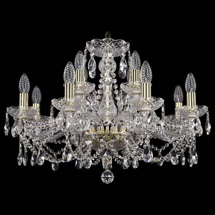 Подвесная люстра Bohemia Art Classic 11.21 12 ламп 11.21.8+4.220.Gd.Sp