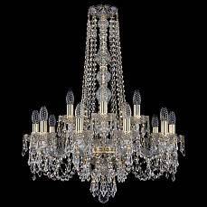 Подвесная люстра Bohemia Art Classic 11.23 15 ламп h-82 11.23.10+5.220.h-82.Gd.Dr