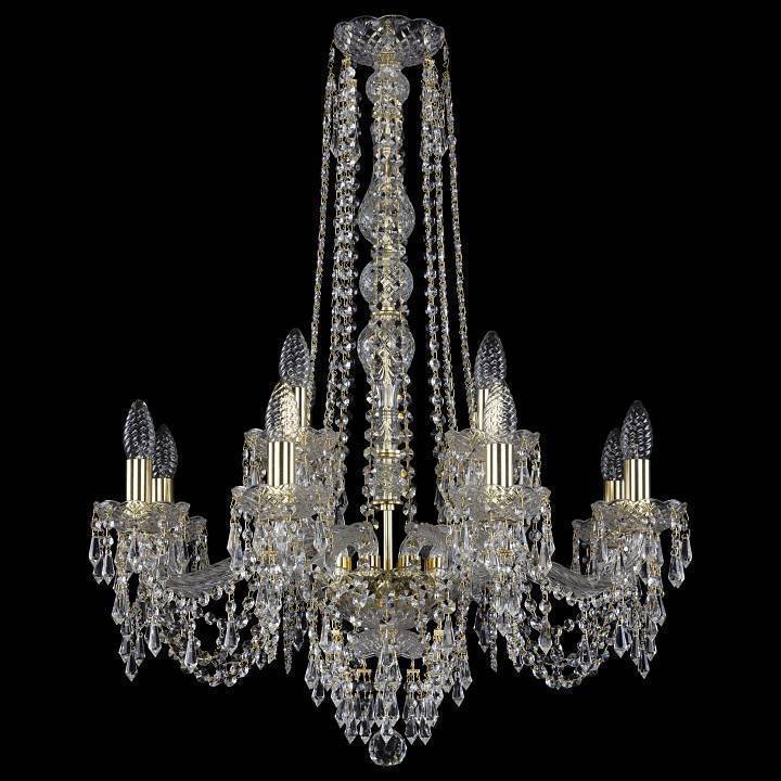 Подвесная люстра Bohemia Art Classic 11.23 12 ламп 220 мм 11.23.8+4.220.h-80.Gd.Dr