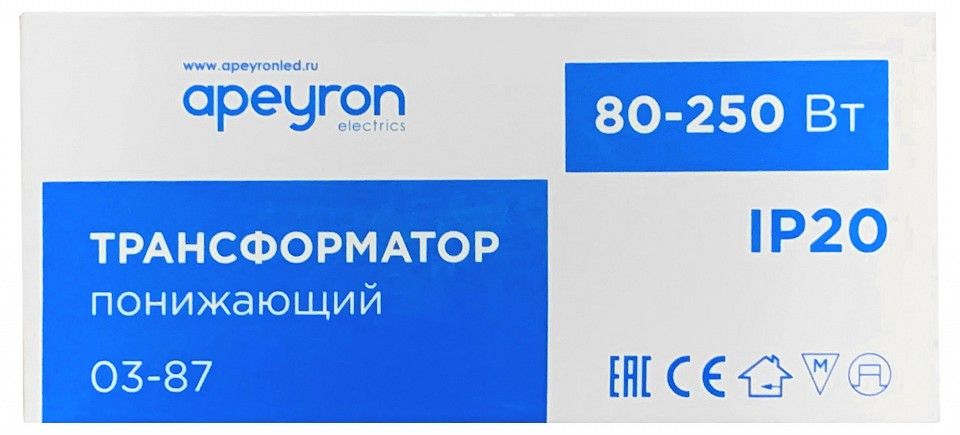 Трансформатор с проводом Apeyron Electrics  03-87