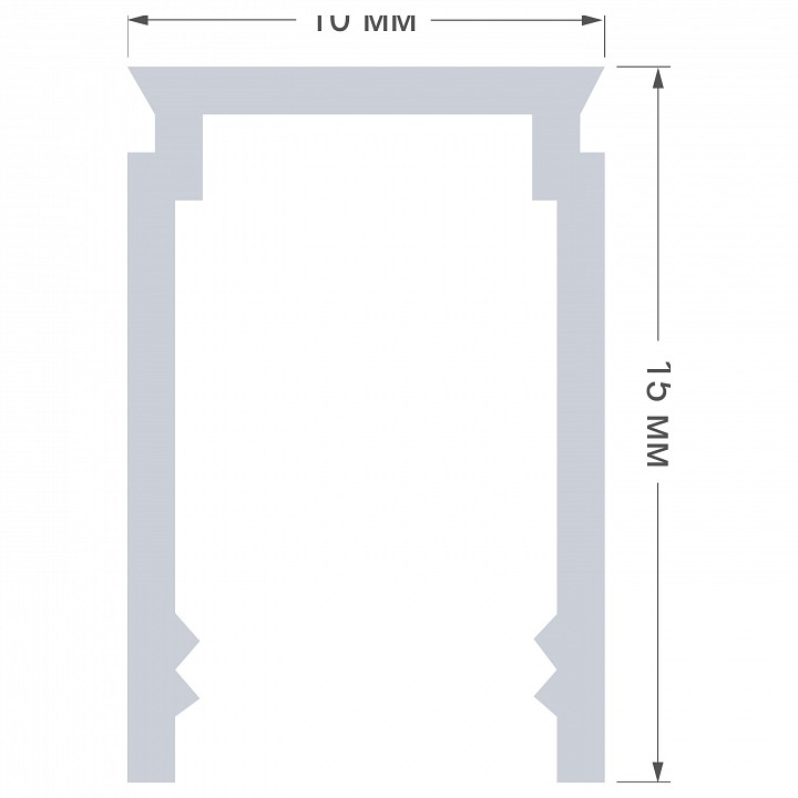 Профиль накладной Apeyron Electrics  08-30-01