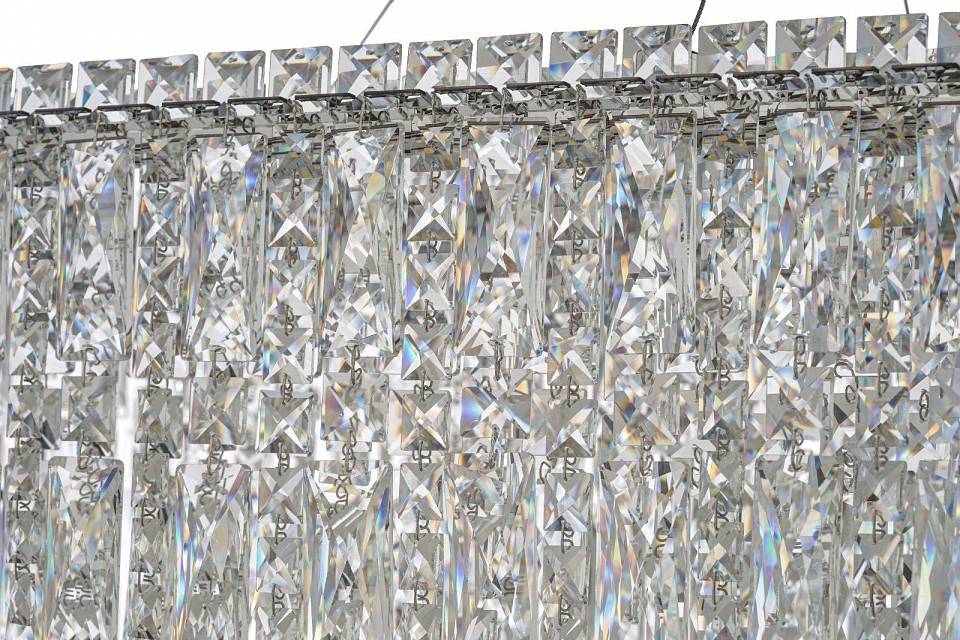 Подвесная люстра Arti Lampadari Ovindoli Nickel Ovindoli L 1.5.100x35.100 N