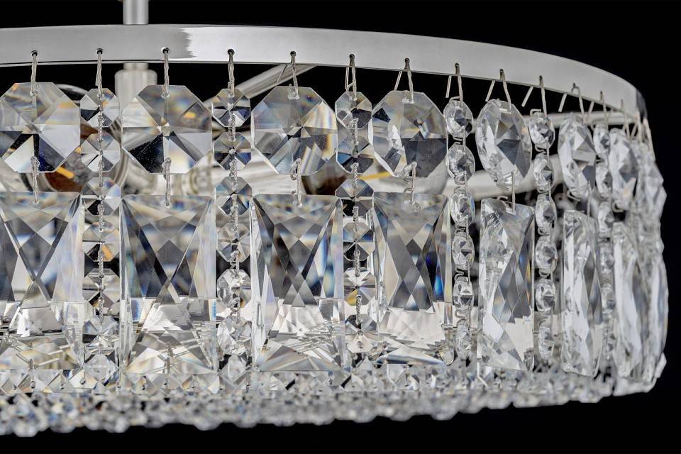 Люстра на штанге Arti Lampadari Sara Silver Sara E 1.3.40.105 S