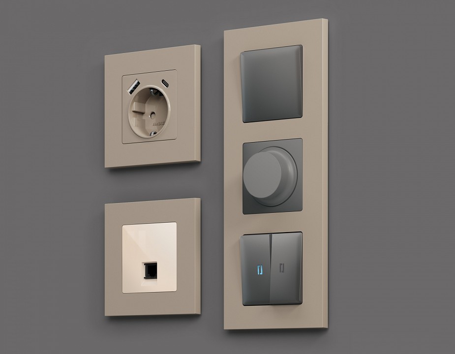 Рамка на 1 пост Ambrella Volt Qubi AF250361