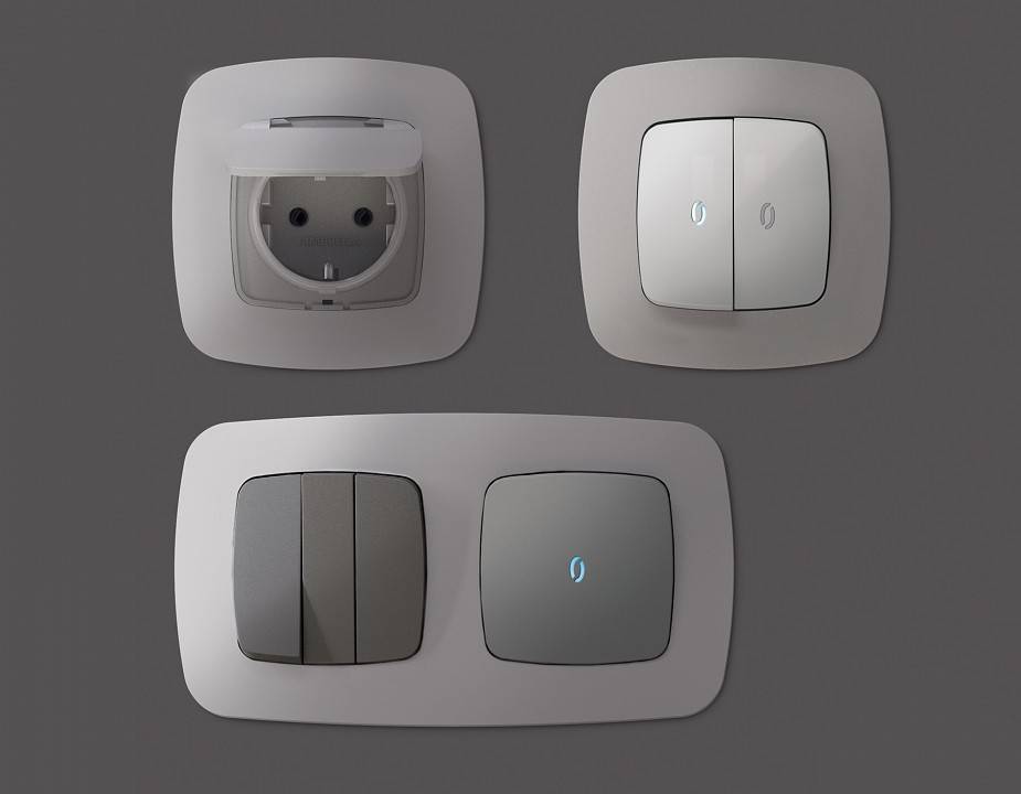 Рамка на 4 поста Ambrella Volt Ecta OF140504