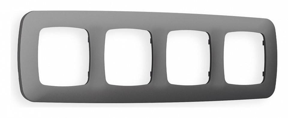 Рамка на 4 поста Ambrella Volt Ecta OF140654