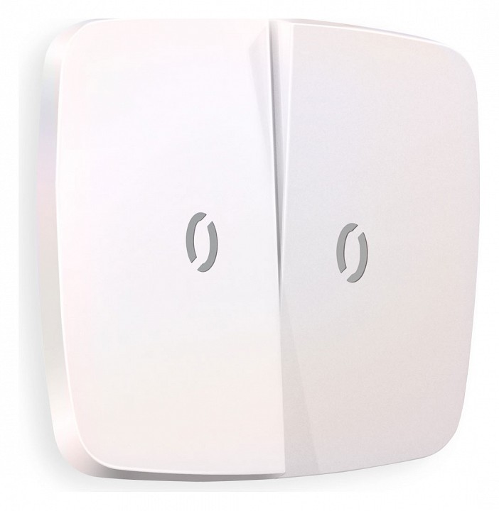 Клавиши для выключателя двухклавишного c подсветкой Ambrella Volt Quant OP2040