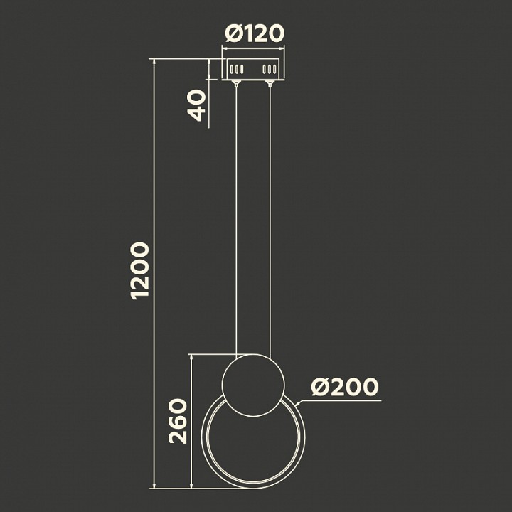 Подвесной светильник Ambrella Light FL FL5252