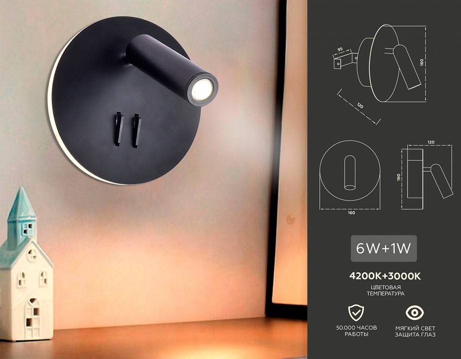 Бра с подсветкой Ambrella Light FW FW252