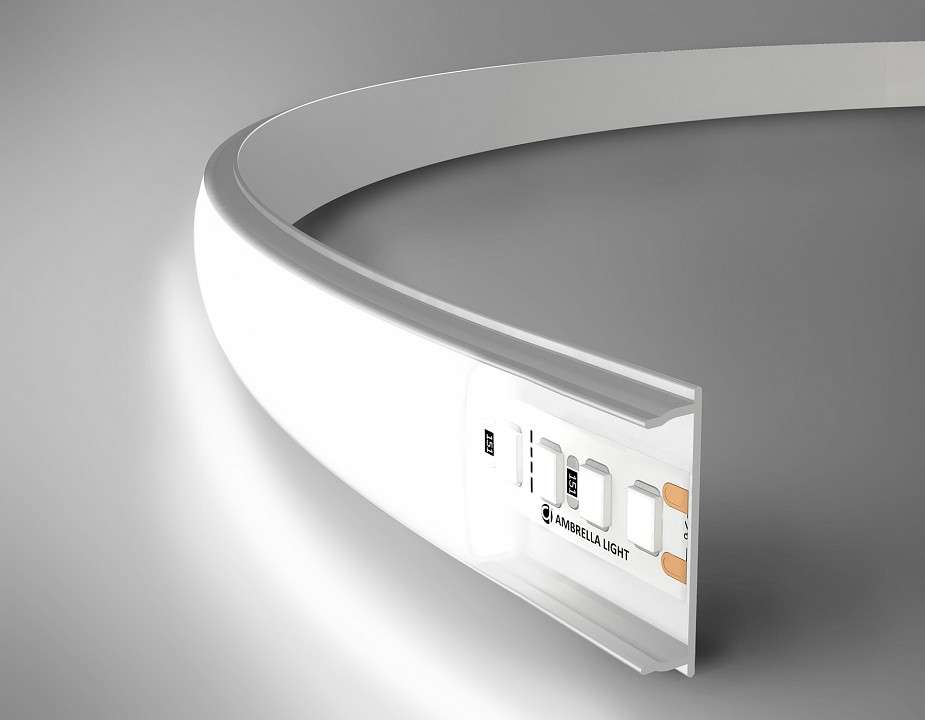 Профиль накладной гибкий Ambrella Light GP GP1600WH
