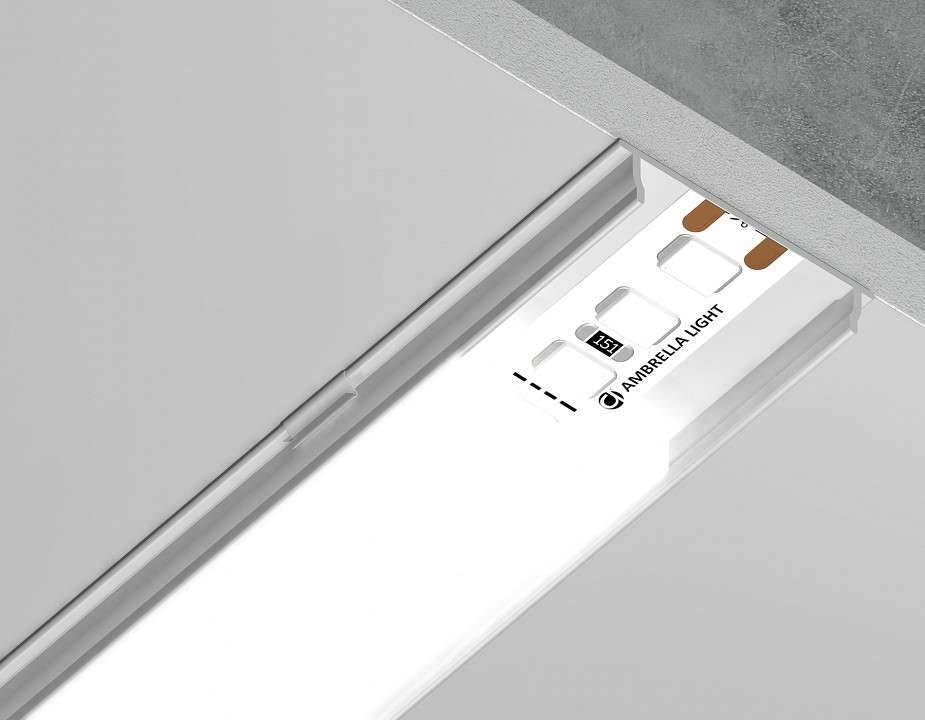 Профиль накладной гибкий Ambrella Light GP GP1600WH