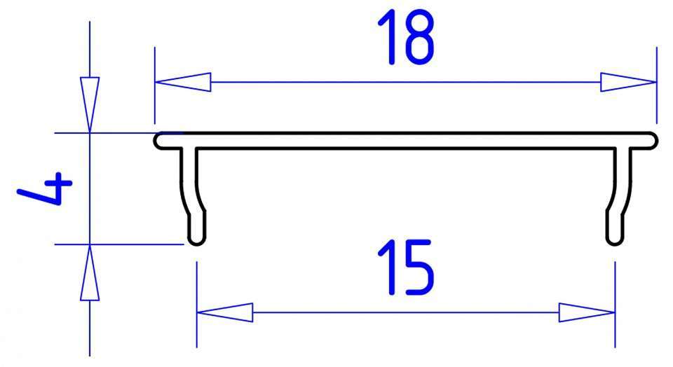 Профиль накладной гибкий Ambrella Light GP GP1600WH
