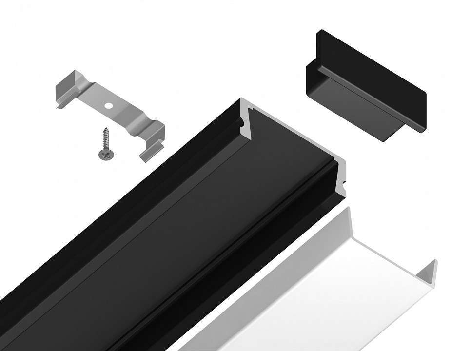 Профиль накладной Ambrella light GP GP1700BK