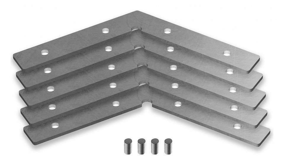 Соединитель профилей угловой Ambrella Light Profile System GP GP8053