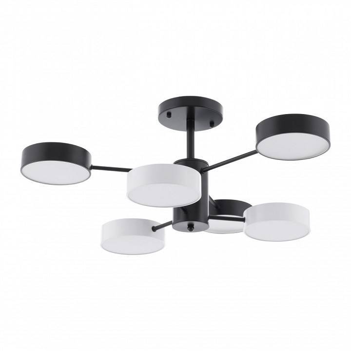 Люстра на штанге Arte Milano Ferrara 6 ламп светодиодная 250906/6B Bk/Wh