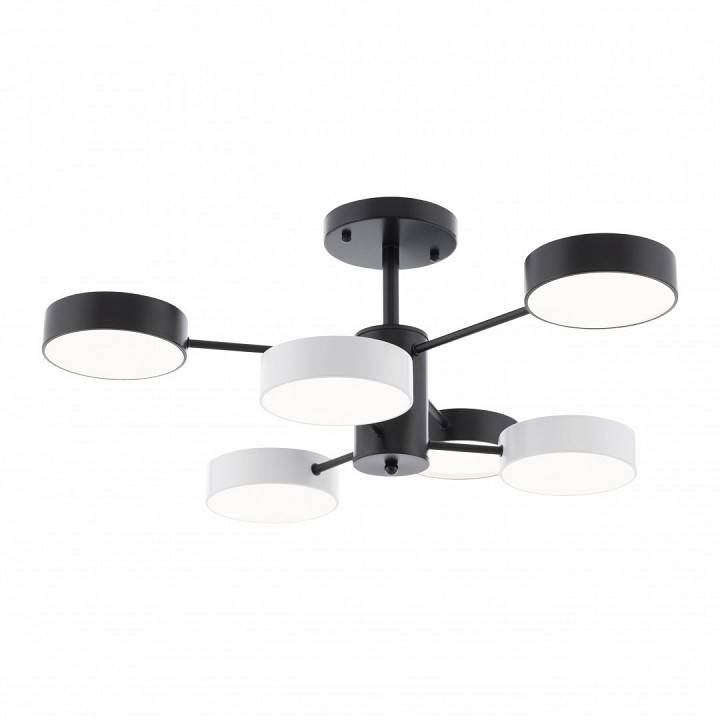 Люстра на штанге Arte Milano Ferrara 6 ламп светодиодная 250906/6B Bk/Wh