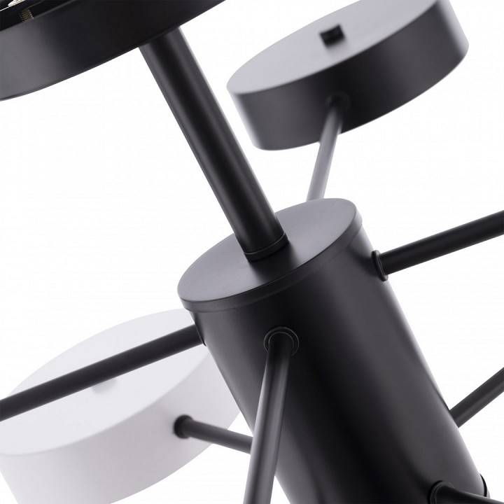 Люстра на штанге Arte Milano Ferrara 8 ламп светодиодная 250906/8B Bk/Wh