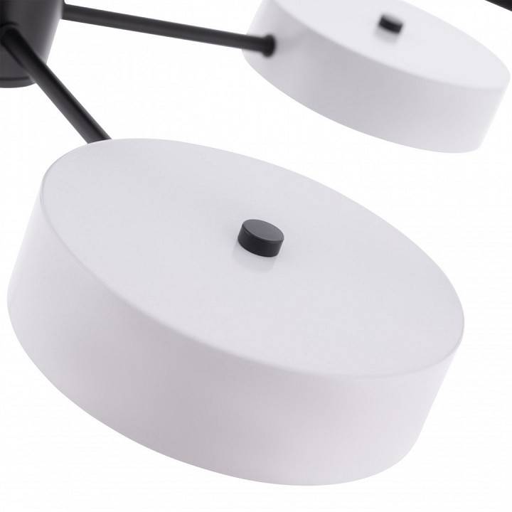 Люстра на штанге Arte Milano Ferrara 8 ламп светодиодная 250906/8B Bk/Wh