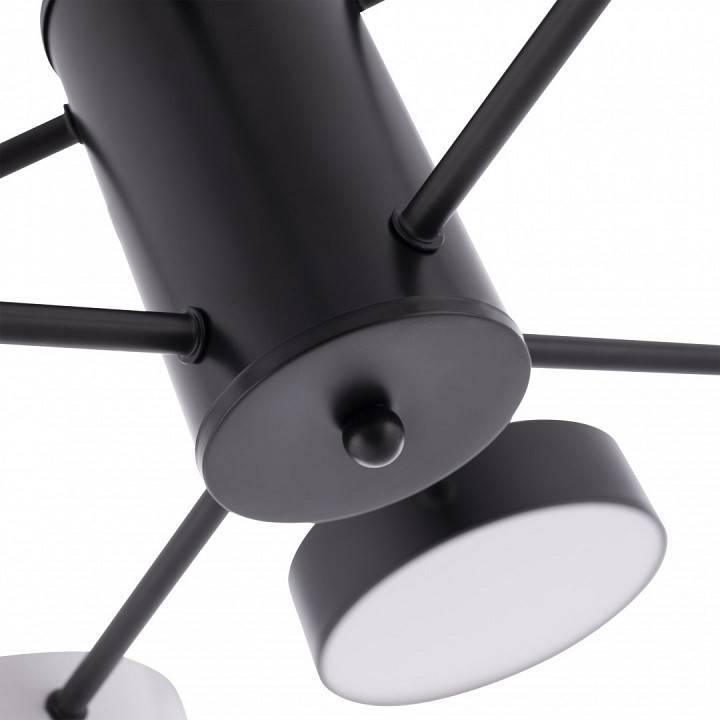 Люстра на штанге Arte Milano Ferrara 8 ламп светодиодная 250906/8B Bk/Wh