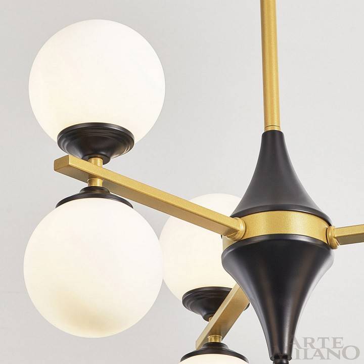 Люстра на штанге Arte Milano Neapolis 271580/6 BK/GD