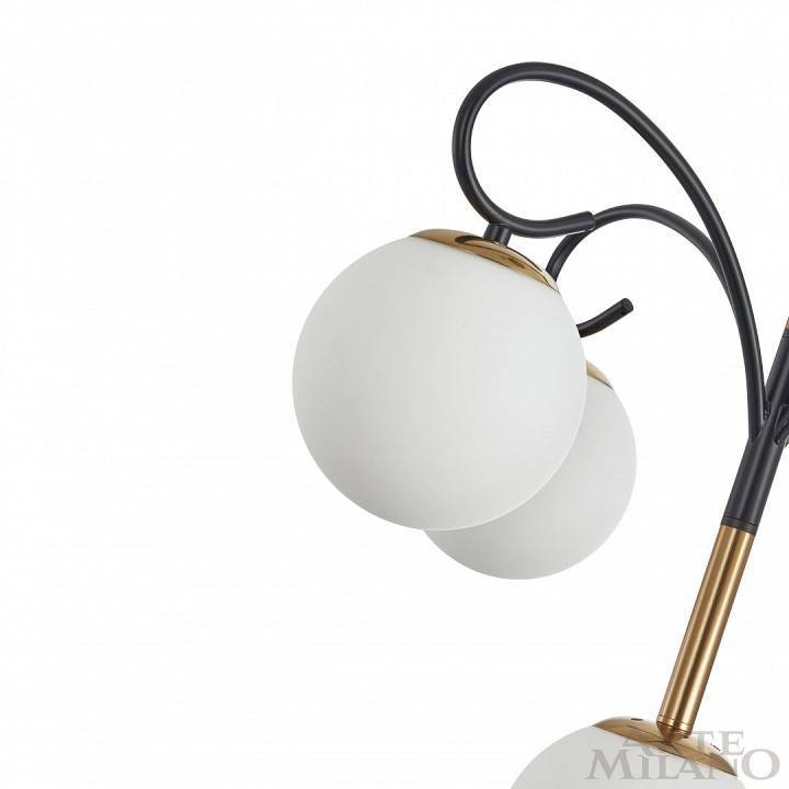 Подвесная люстра Arte Milano Neapolis-73808 5 ламп 273808/4+1 BK/GD