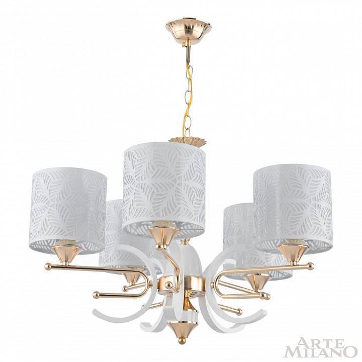 Подвесная люстра Arte Milano Florentia-2097 302097/5 Wh/Gd