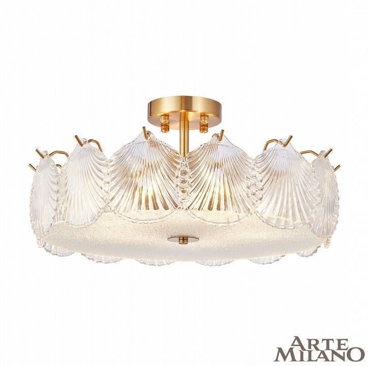 Люстра на штанге Arte Milano AM-Rim D500 латунь 312009/D500 BS