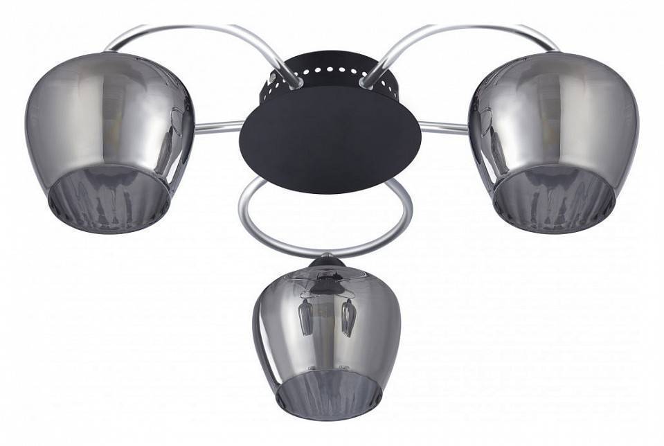 Потолочная люстра Arte Milano AMALFI 3 лампы 321508/3 CR+BK