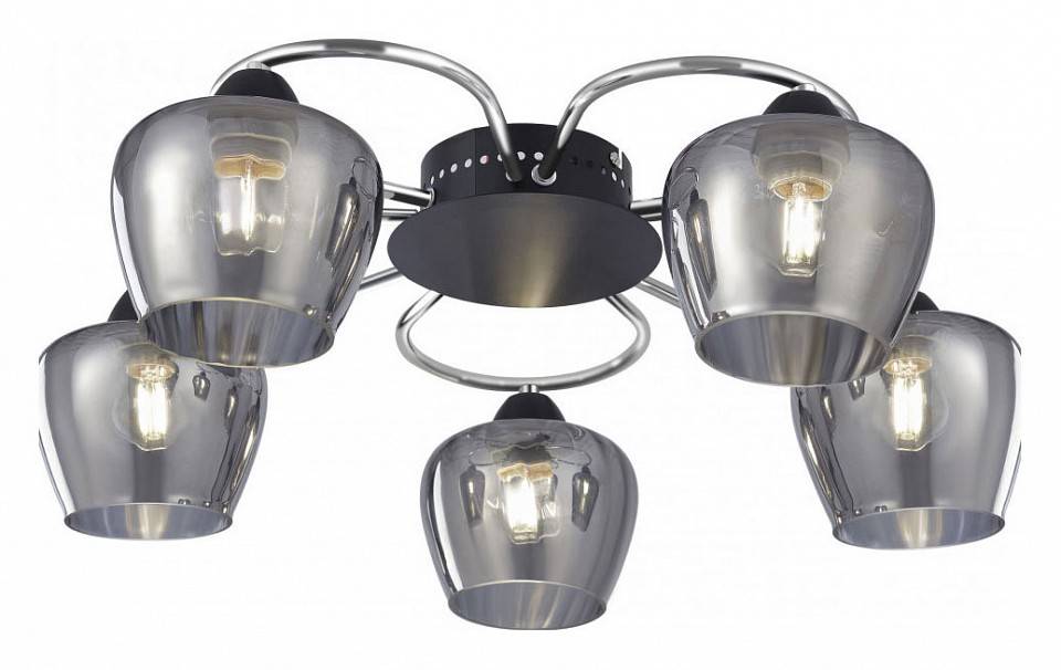 Потолочная люстра Arte Milano AMALFI 5 ламп 321508/5 CR+BK