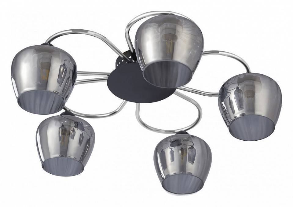 Потолочная люстра Arte Milano AMALFI 5 ламп 321508/5 CR+BK