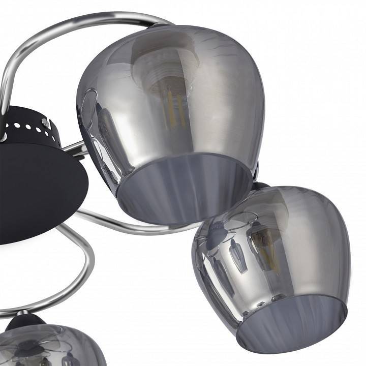 Потолочная люстра Arte Milano AMALFI 5 ламп 321508/5 CR+BK