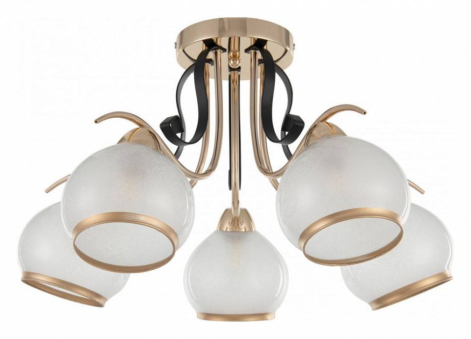 Потолочная люстра Arte Milano AMALFI 5 ламп 323306/5 FG+BK