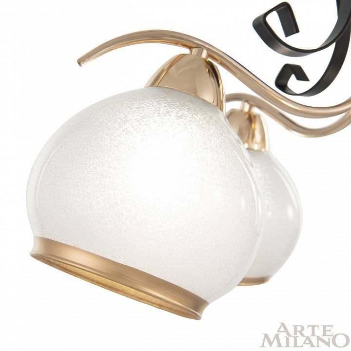 Потолочная люстра Arte Milano AMALFI 5 ламп 323306/5 FG+BK