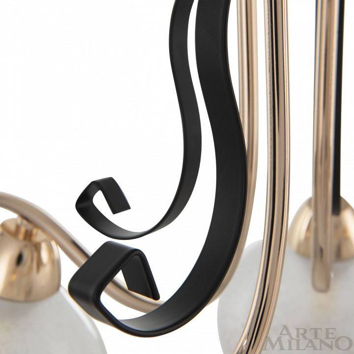 Потолочная люстра Arte Milano AMALFI 5 ламп 323306/5 FG+BK